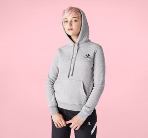 Star Chevron Embroidered Pullover Hoodie | Shop Converse Women CLOTHING