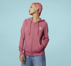 Embroidered Star Chevron Full Zip | Shop Converse Women CLOTHING